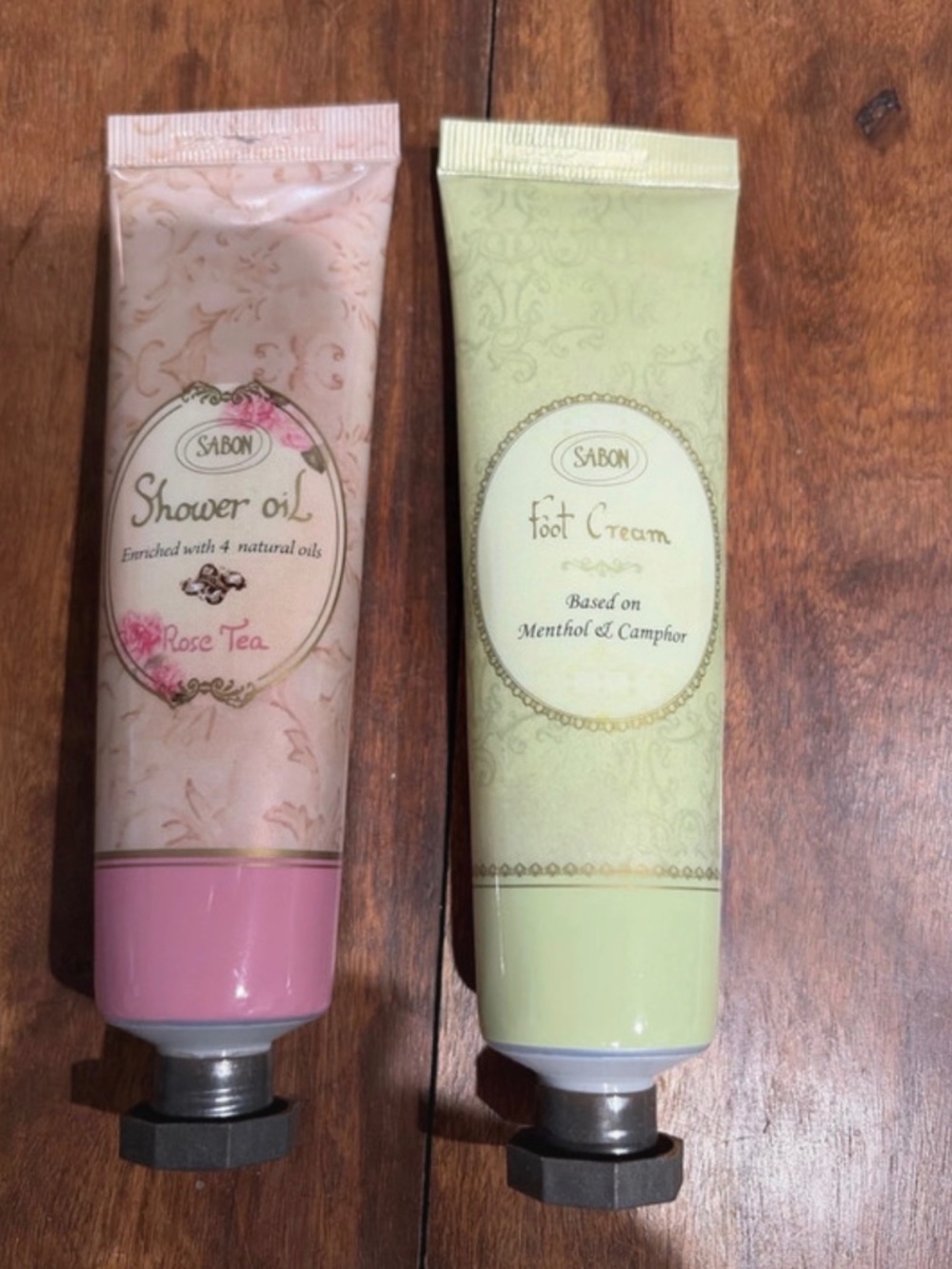 Sabon shower oil & foot cream